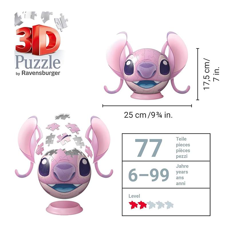 Stitch Puzzle 3D Angel 77p - Imagen 2