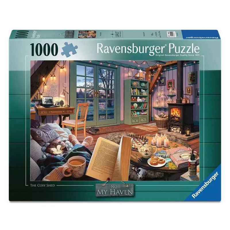 Puzzle 1000p Cobertizo Acogedor