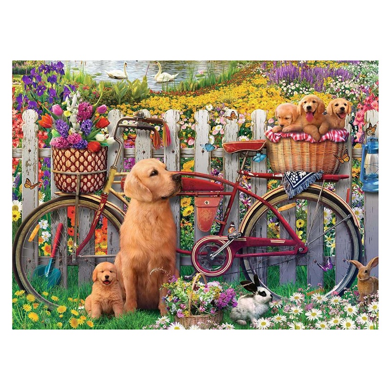 Puzzle 500p Lindos Perritos - Imagen 1