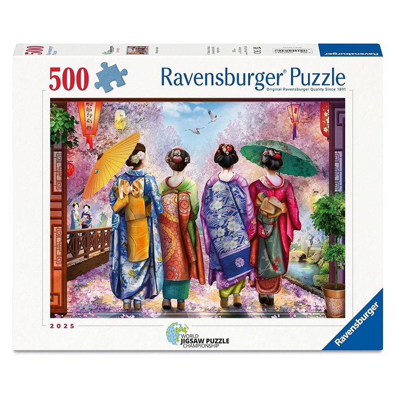 Puzzle 500p Paseo entre Cerezos