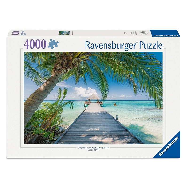 Puzzle 4000p Playa de Ensueño en Maldivas