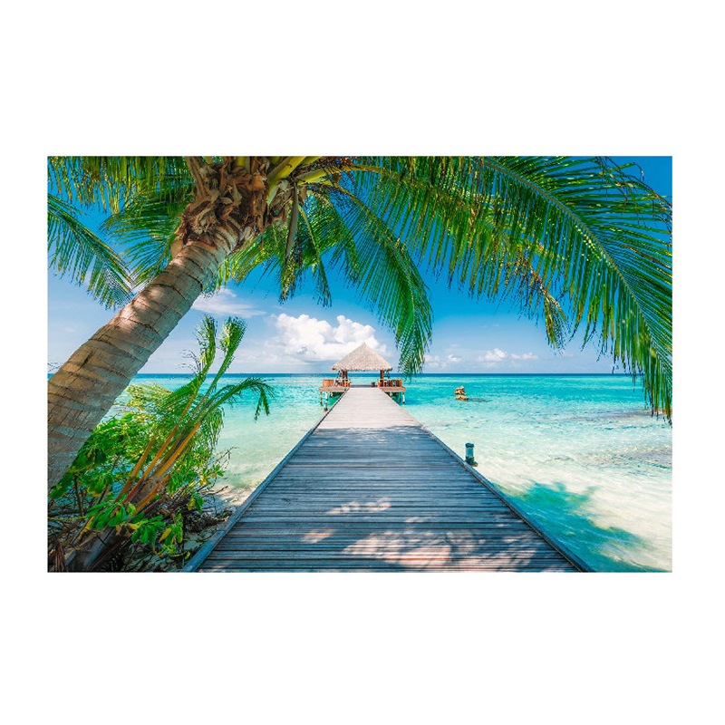 Puzzle 4000p Playa de Ensueño en Maldivas - Imagen 1