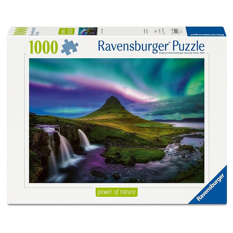 Puzzle 1000p Aurora Sobre Kirkjufell