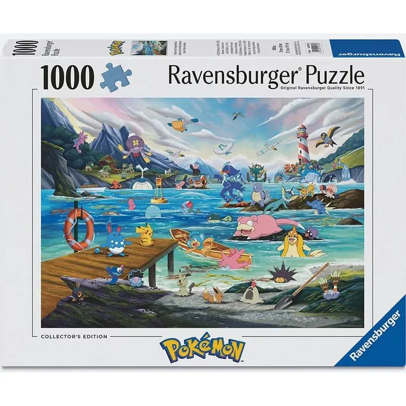 Pokémon Puzzle 1000p Vaporeon y el Mar Templado