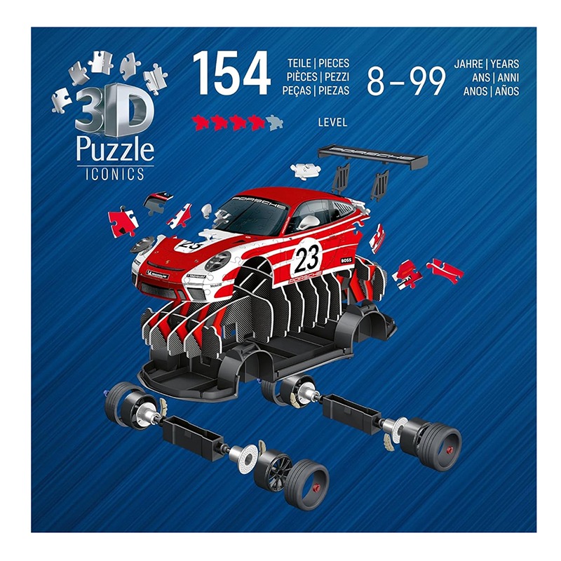 Puzzle 3D Iconics Porsche 911 - Imagen 1