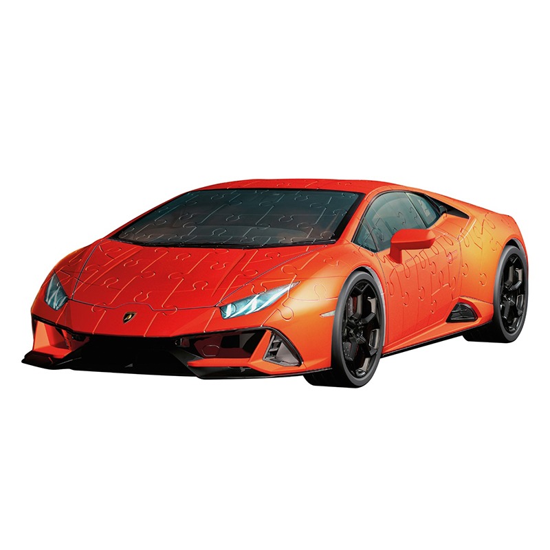 Puzzle 3D Lamborghini Huracán Naranja 156p - Imagen 1