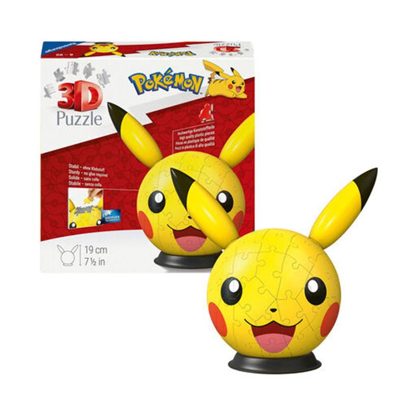 Pokemon Puzzle 3D Pikachu con Orejas 72p