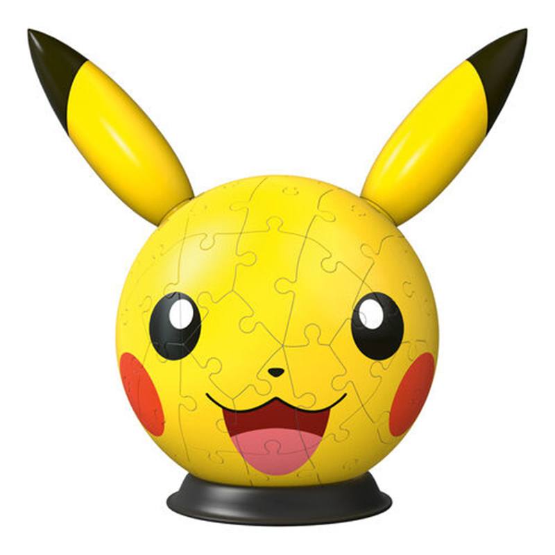 Pokemon Puzzle 3D Pikachu con Orejas 72p - Imagen 1