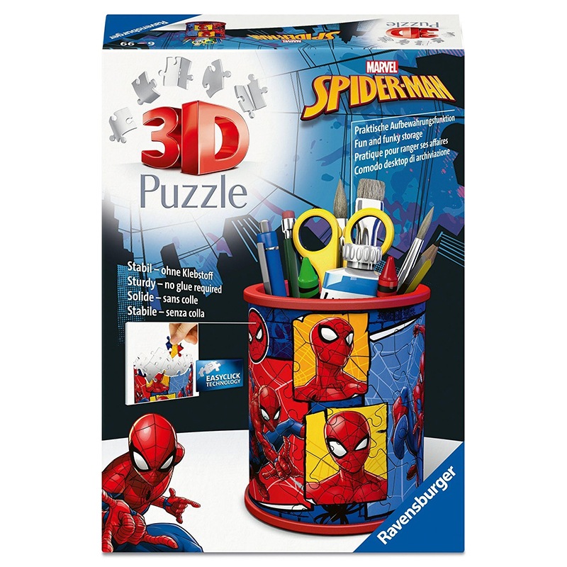 Spiderman Puzzle 3D Portalápices