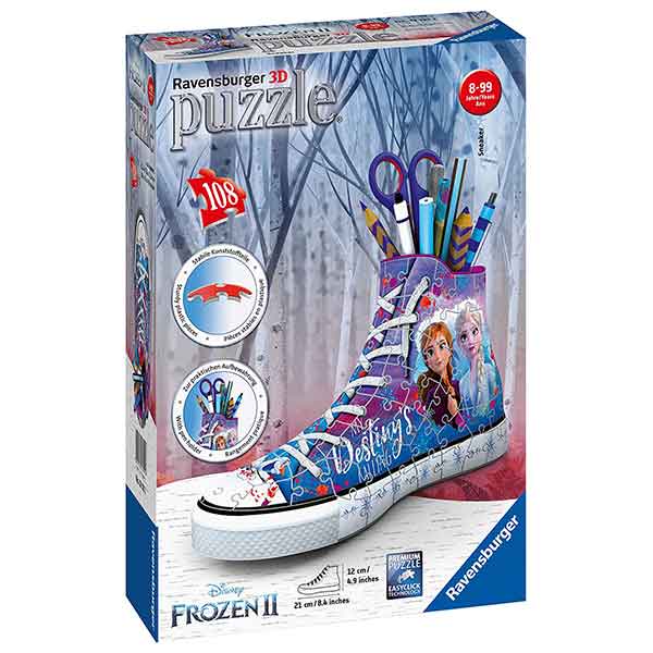 Frozen 2 Puzzle 3D Sneaker 108P - Imagem 1