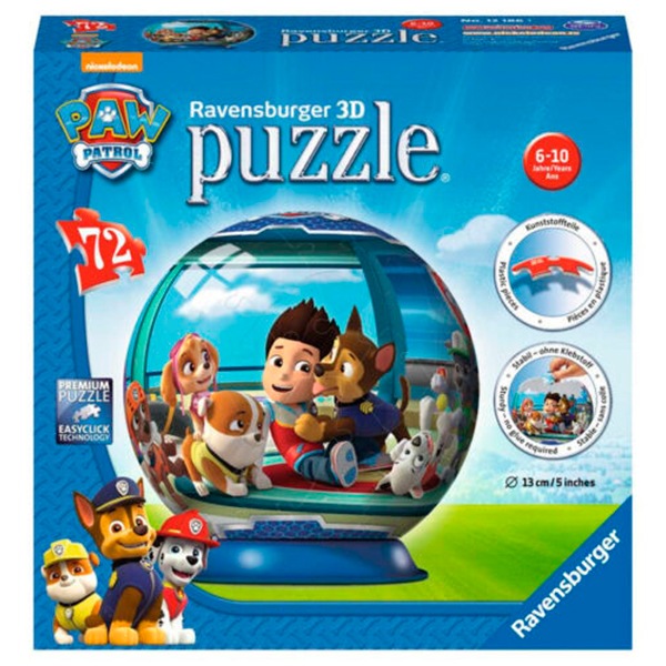 Patrulha Pata Puzzleball 72p - Imagem 1