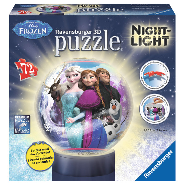 Puzzeball con Luz Frozen - Imagen 1