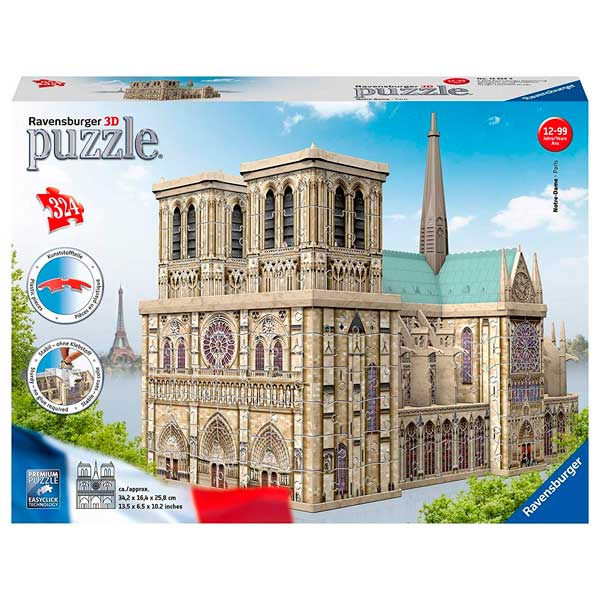 Puzzle 3D Notre Dame - Imatge 1