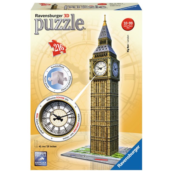 Puzzle 3D Big Ben amb Rellotge - Imatge 1