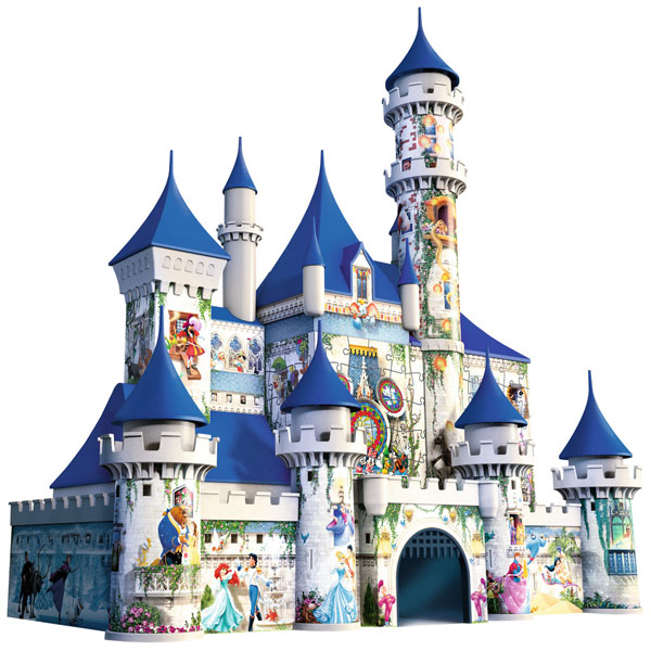 Puzzle 3D 216p Castillo Walt Disney - Imagen 1