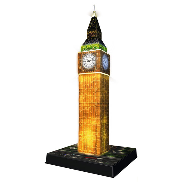 Puzzle 3D Big Ben Noche Led - Imagen 1