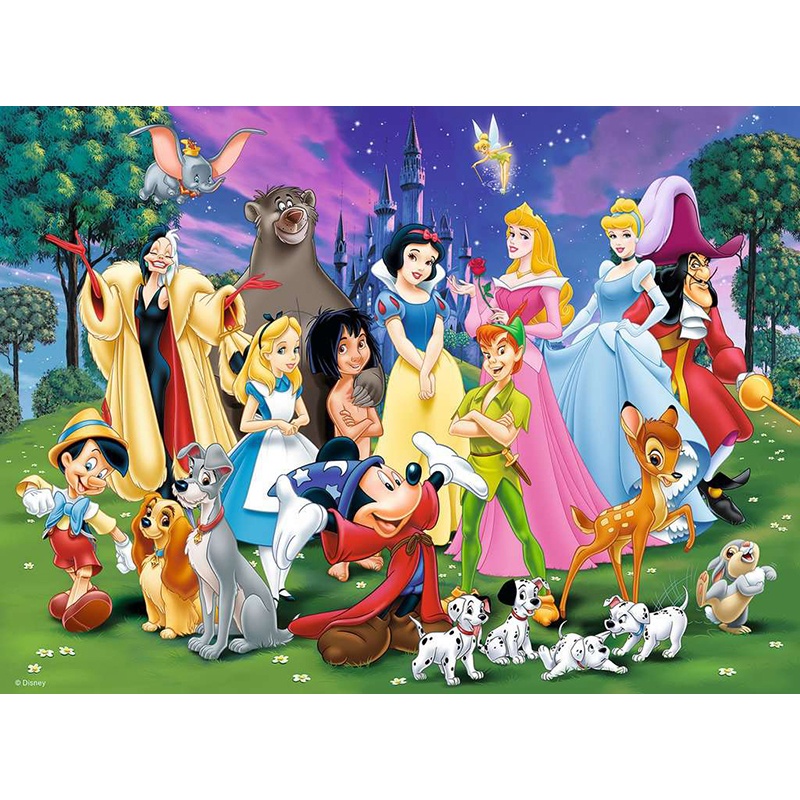 Puzzle 200p XXL Amigos Disney - Imagen 1