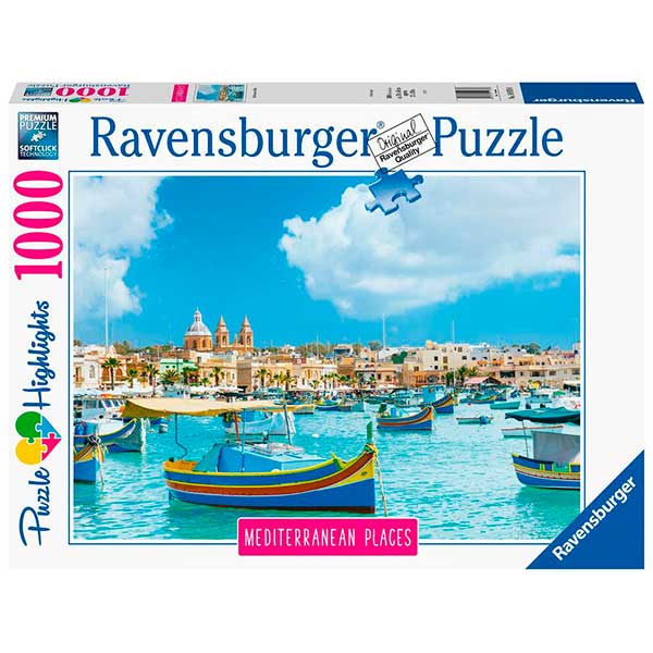 Puzzle 1000p Malta Mediterrània - Imatge 1