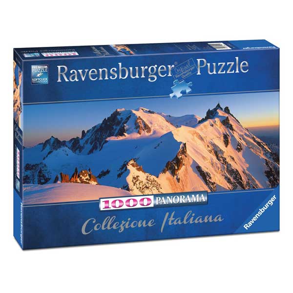 Puzzle 1000p Mont Blanc, Itàlia - Imatge 1
