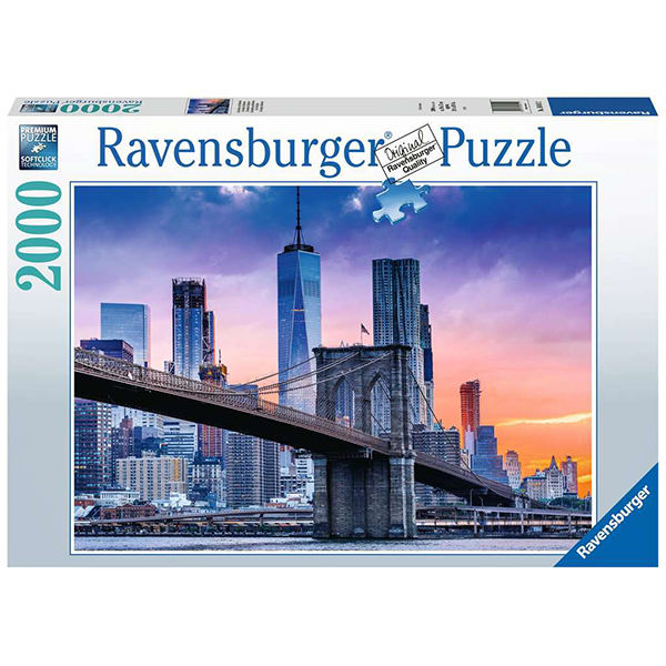 Puzzle 2000p Do Brooklyn a Manhattan - Imagem 1