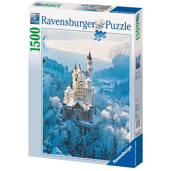 Puzzle 1500p Neuschwanstein Hivern - Imatge 1