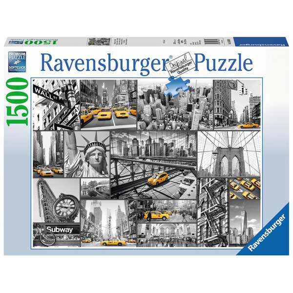 Puzzle 1500p Nota de color en Nueva York - Imagen 1