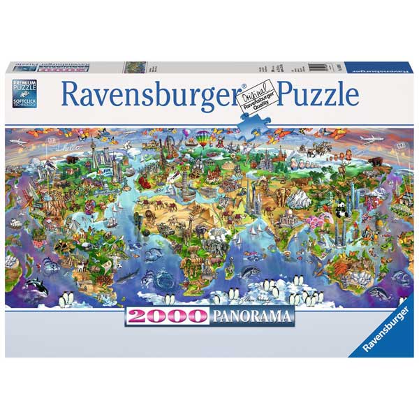 Puzzle 2000p Maravillas del Mundo - Imagen 1