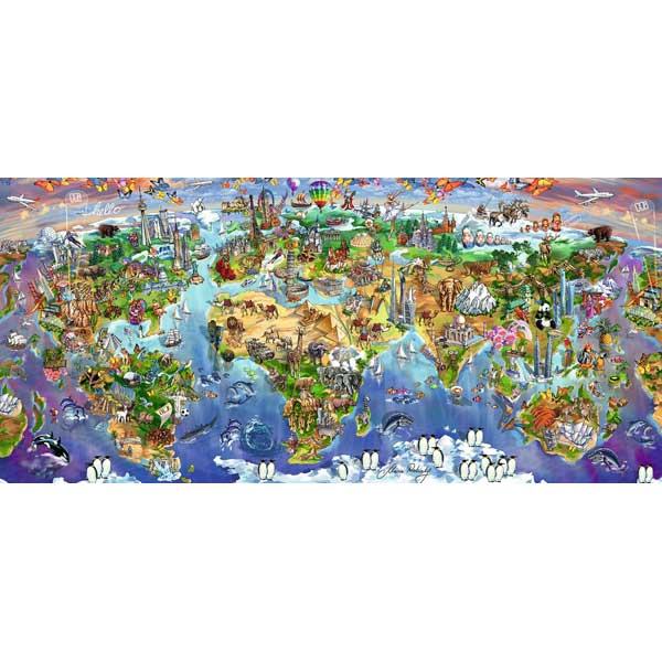 Puzzle 2000P Maravilhas Do Mundo - Imagem 1