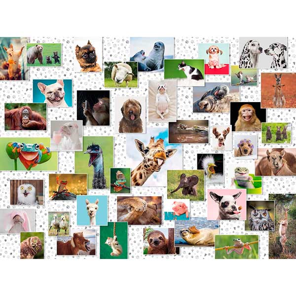 Puzzle 1500p Collage Animales Divertidos - Imagen 1