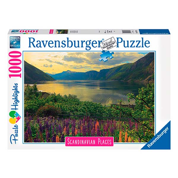 Puzzle 1000p Fiordos Noruega - Imagen 1