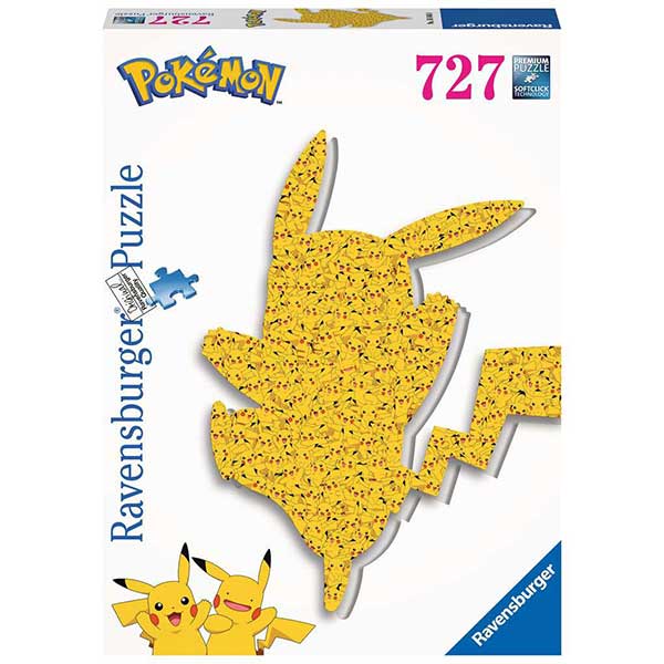 Pokemon Puzzle 1000p Pikachu Shapped - Imagem 1