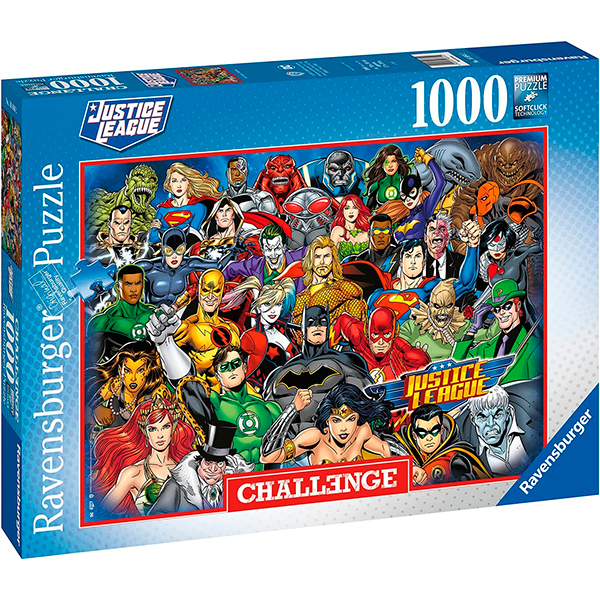 Puzzle 1000p DC Comics Challenge - Imagem 1