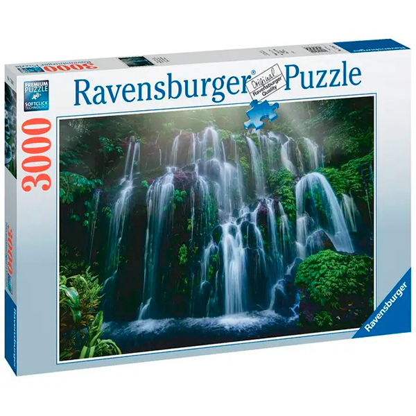 Puzzle 3000p Cachoeiras da Indonésia - Imagem 1