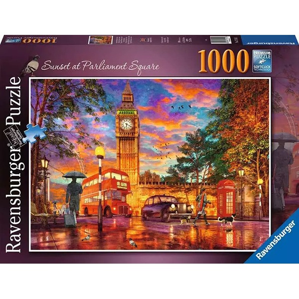 Puzzle 1000p Londres Sunset at Parliament Square - Imagem 1