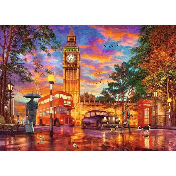 Puzzle 1000p Londres Sunset at Parliament Square - Imagem 1