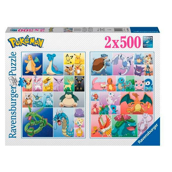 Puzzle 2x500 Pokemon - Imatge 1