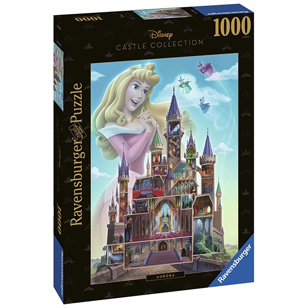 Disney Puzzle Castle Aurora 1000p - Imagem 1