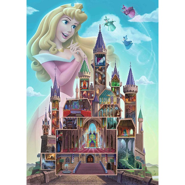 Disney Puzzle Castillo Aurora 1000p - Imagen 1