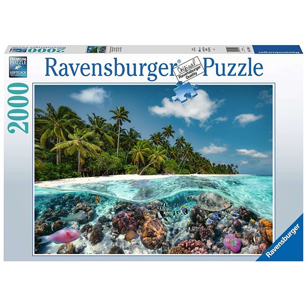 Puzzle 2000p Mergulhando nas Maldivas - Imagem 1