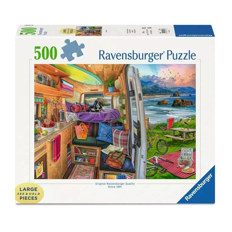 Puzzle 500p Vistas desde la Autocaravana