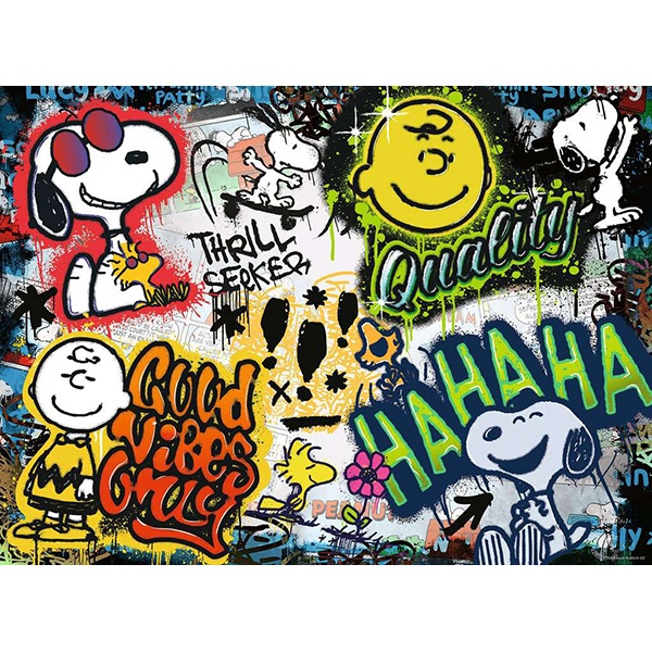 Snoopy Puzzle Peanuts Graffiti 500p - Imagen 1