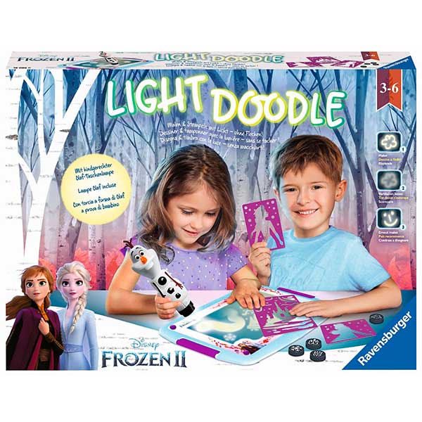 Frozen 2 Pizarra Infantil con Luz - Imagen 1