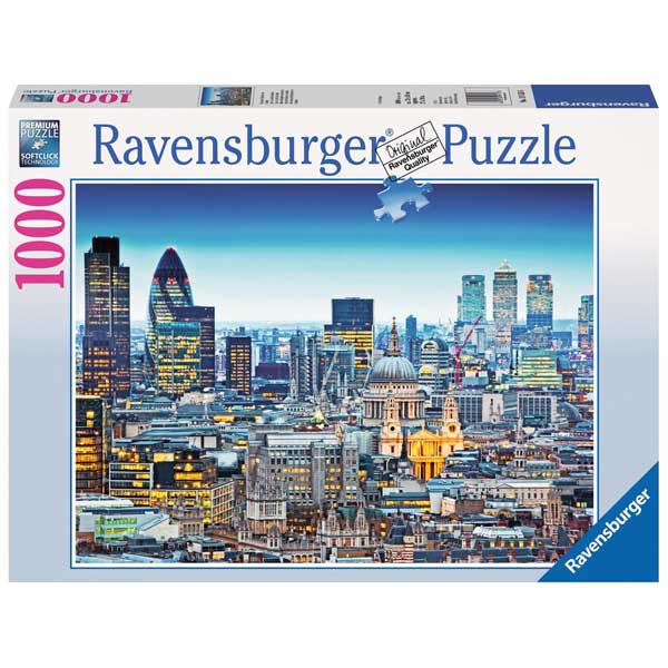 Puzzle 1000p Por encima los tejados de Londres - Imagen 1