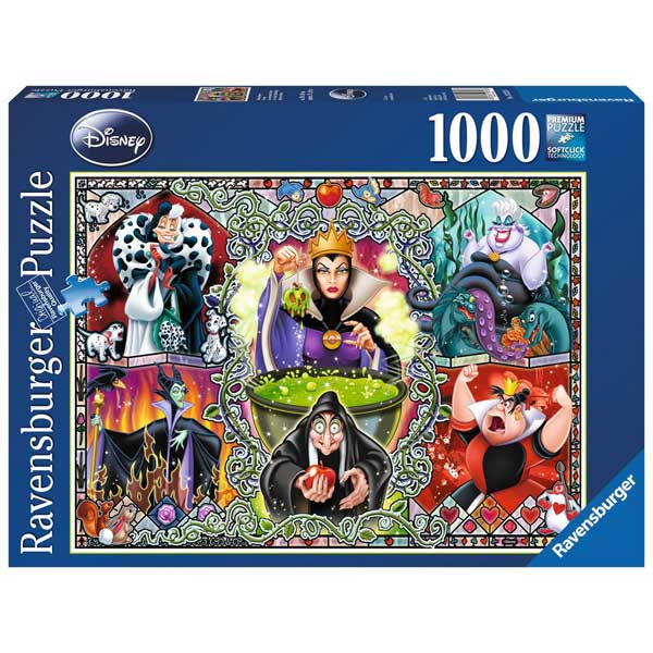 Puzzle 1000p Disney Dones Malvades - Imatge 1