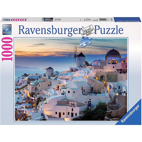 Puzzle 1000p Santorini - Imatge 1