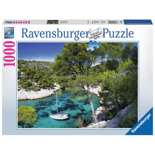 Puzzle 1000p Playa francesa - Imagen 1