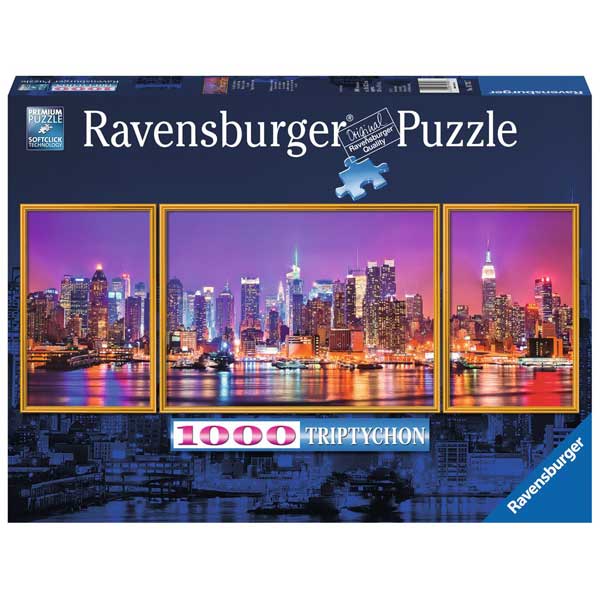 Puzzle 1000p Tríptic Nova York - Imatge 1