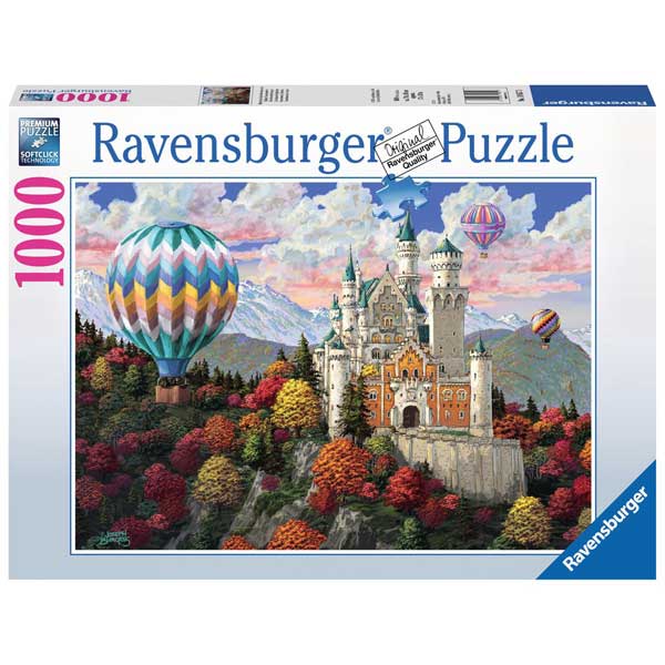 Puzzle 1000p Neuschwanstein de sueño - Imagen 1