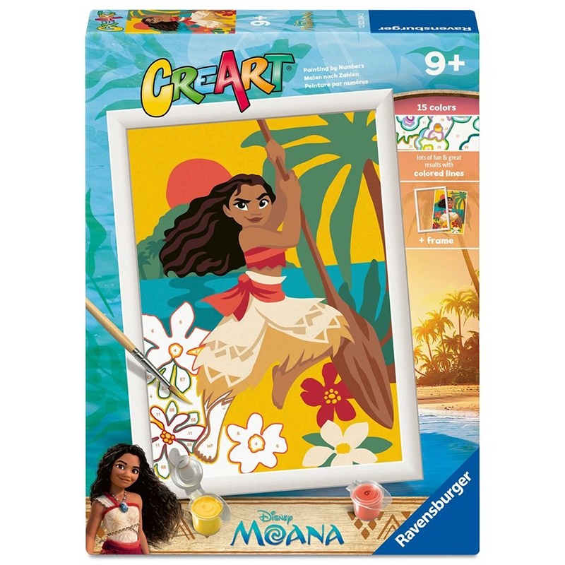 CreArt Pintar por Números Vaiana Série D
