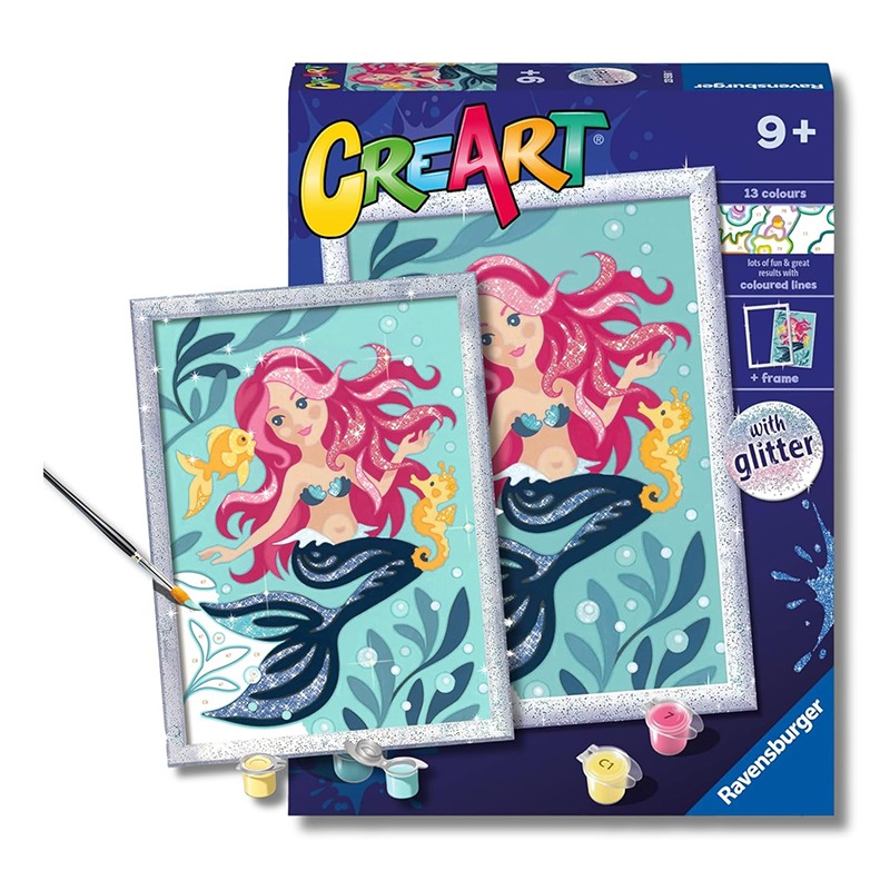 CreArt Serie D Classic Sirenita con Purpurina